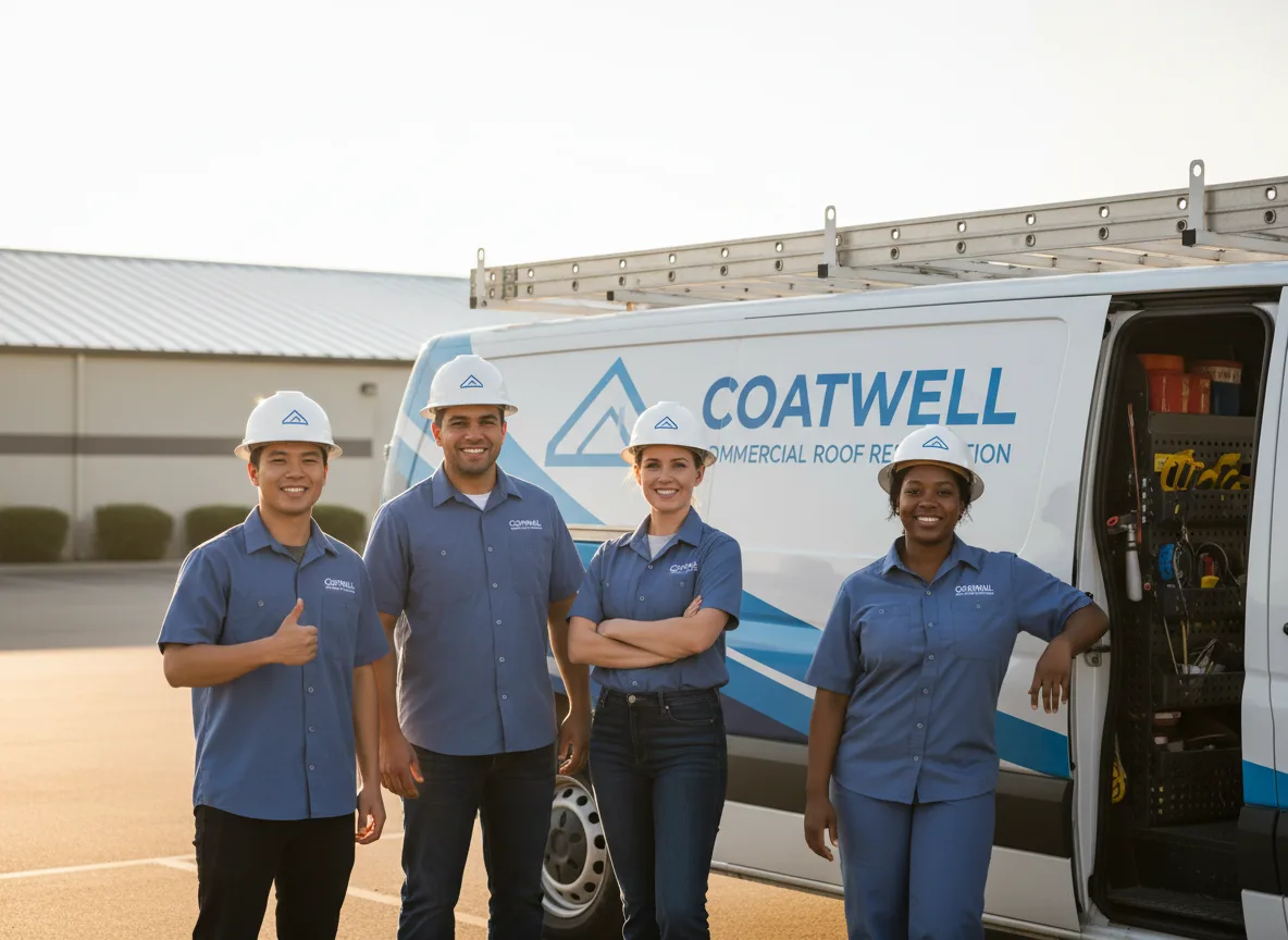 Commercial roof coating company in Lakeview, MI